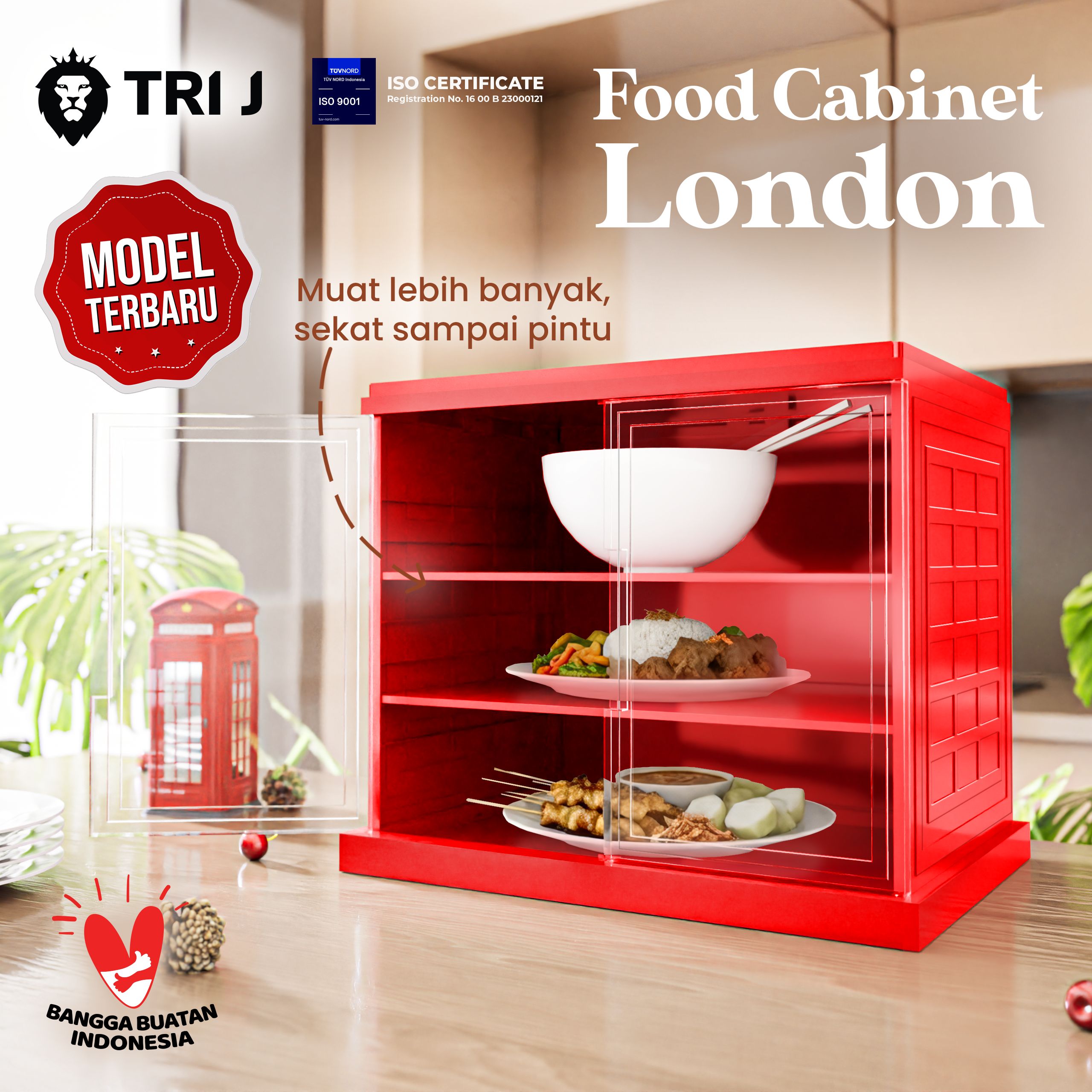 Everhome Food Cabinet London Series