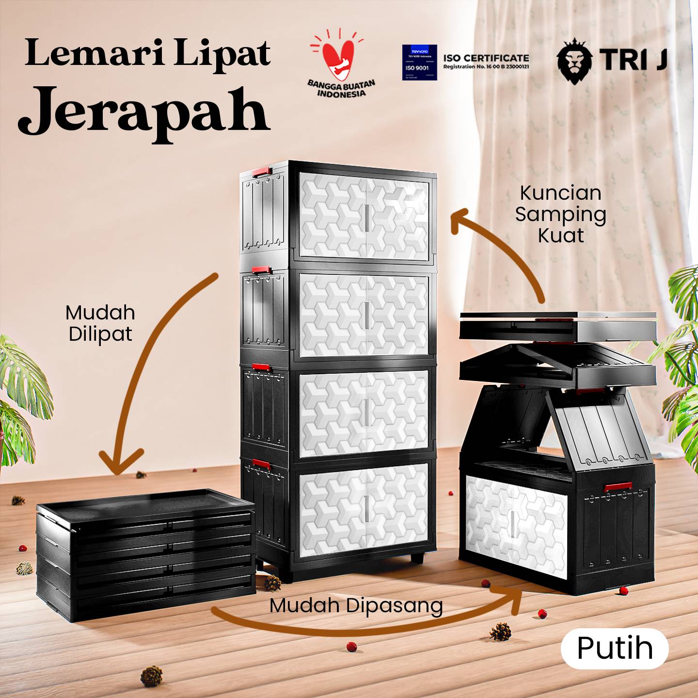 Everhome Lemari Lipat Character Motif