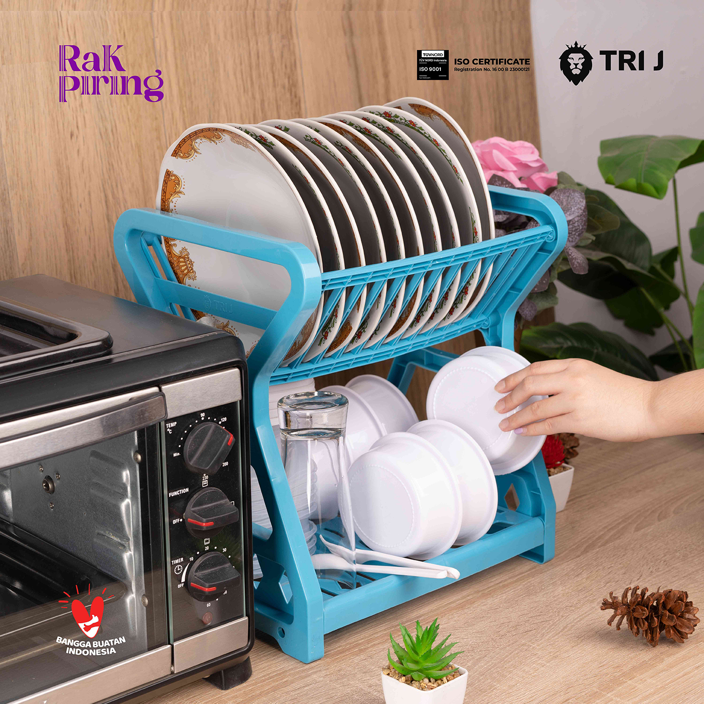 Rak Piring Dapur Minimalis